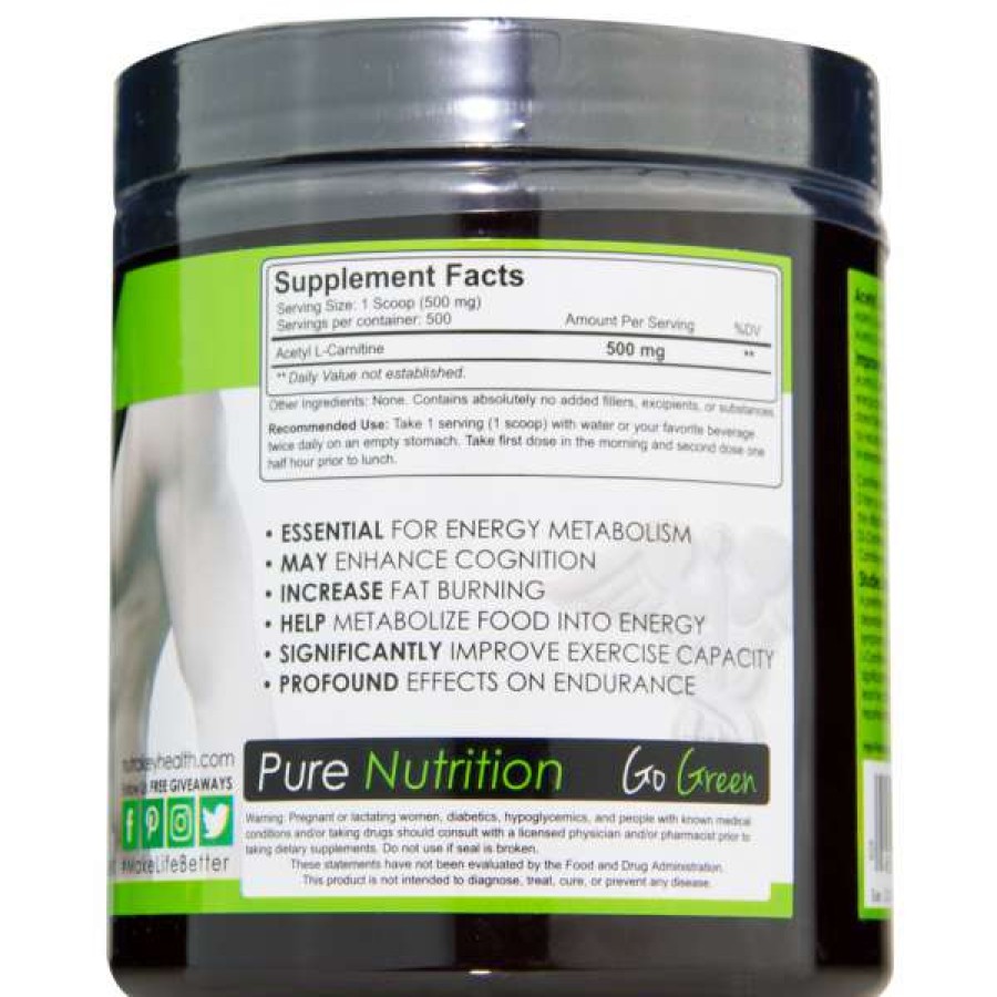 Fat Burners * | Best Reviews Of Amino Acids / Intraworkout Nutrakey Acetyl-L-Carnitine (250G)