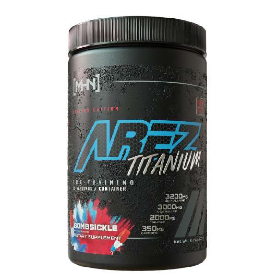 Pre-Workout * | Budget Modern Hardcore Nutrition Pre-Workout Mhn Arez Titanium