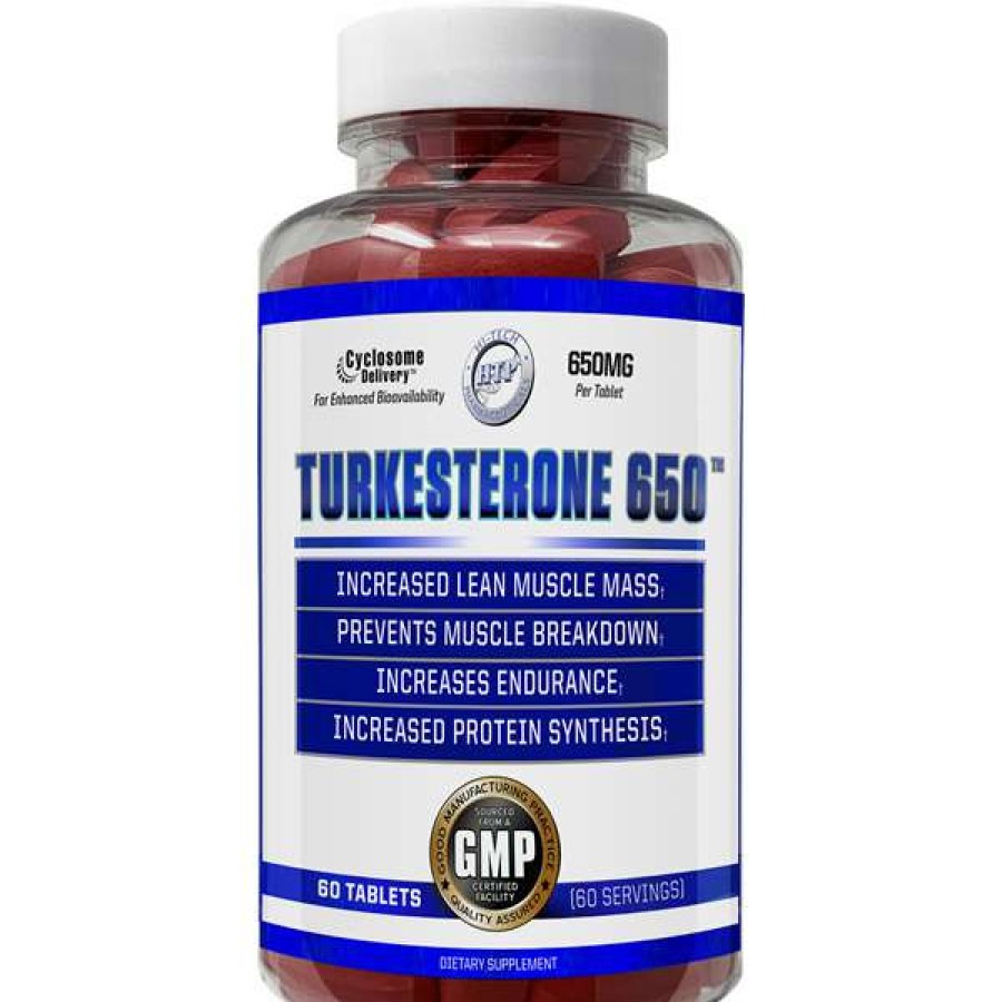 Vitamins & Minerals * | Wholesale Hi Tech Pharmaceuticals Hi Tech Turkesterone 650 (60 Tabs)