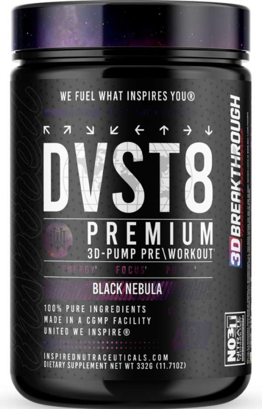 Pre-Workout * | Buy Pre-Workout Inspired Nutraceuticals Dvst8 Global