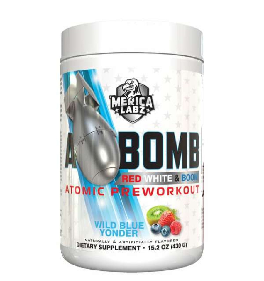 Pre-Workout * | Coupon Pre-Workout Merica Labz A-Bomb Red White N Boom