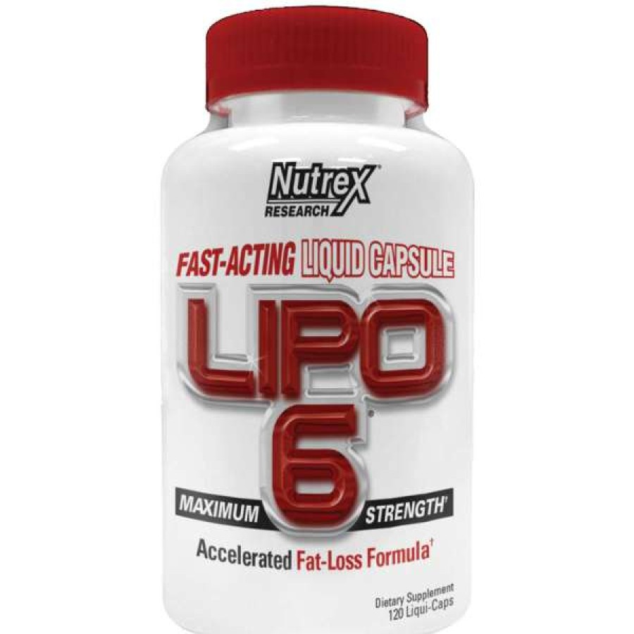 Fat Burners * | Best Pirce Nutrex Lipo-6 White Label (120 Caps)