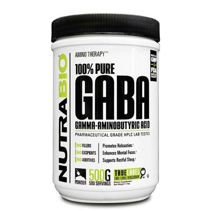 Nootropics & Focus * | Best Pirce Nutrabio 100% Pure Gaba (500G)