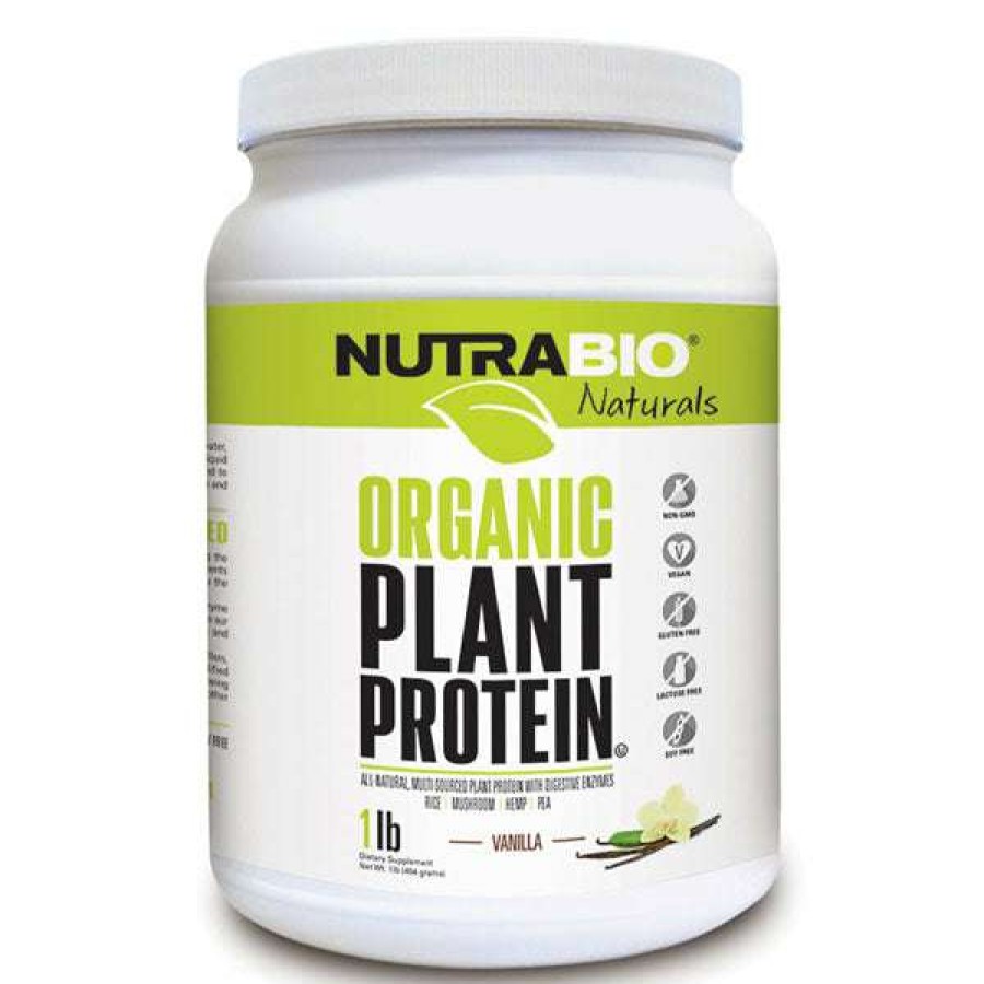 Protein * | Brand New Nutrabio Naturals Organic Vegan Plant Protein