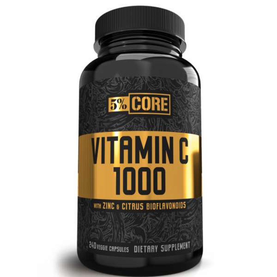 Vitamins & Minerals * | Top 10 Rich Piana 5% Core Vitamin C 1000 (240 Vcaps) Vitamins & Minerals