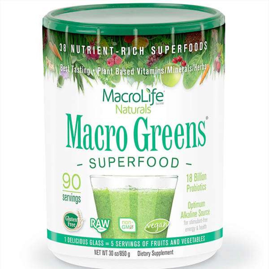 Vitamins & Minerals * | Discount Macro Life Naturals Macro Greens