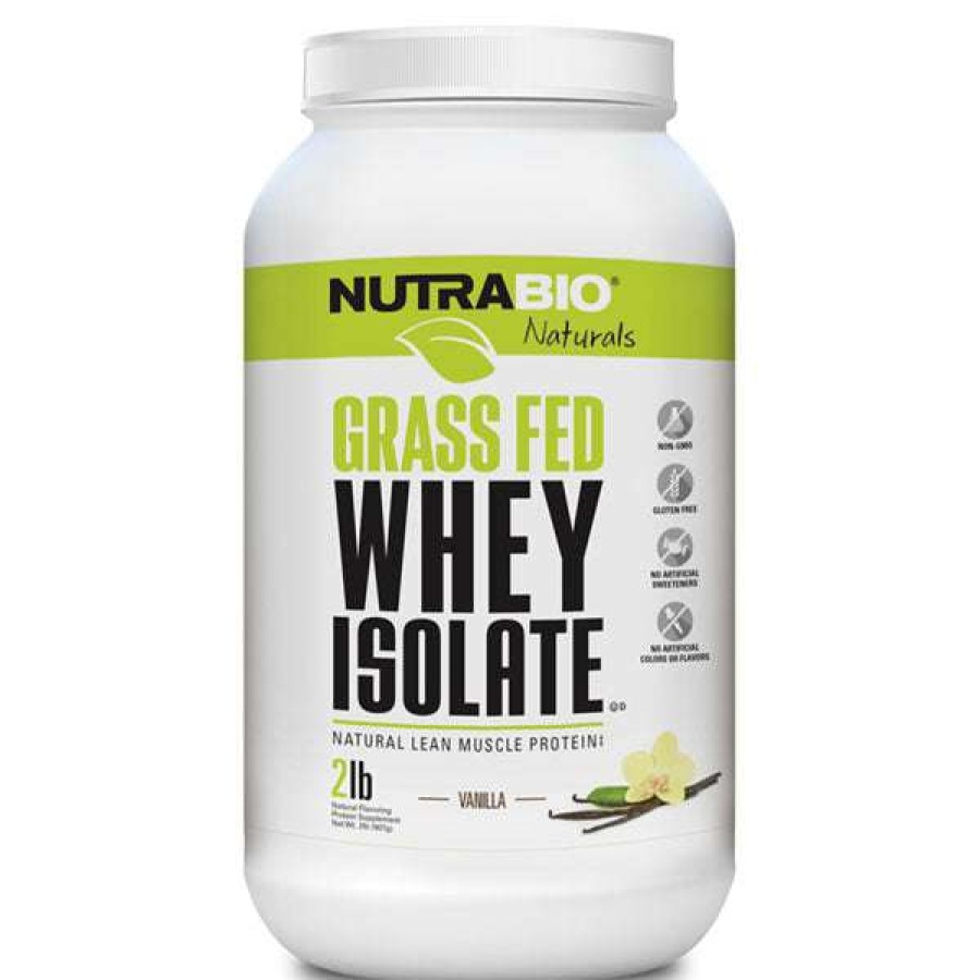 Protein * | Brand New Nutrabio Naturals Grass Fed Whey Protein Isolate