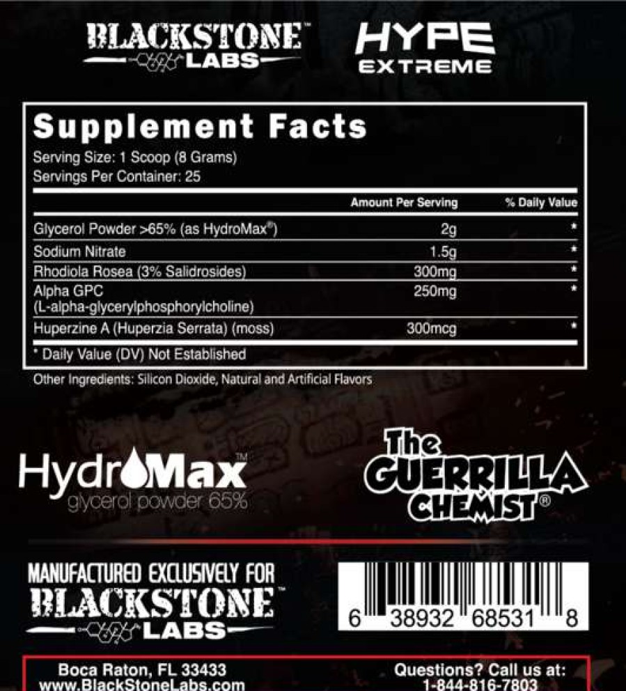 Pre-Workout * | Deals Blackstone Labs Hype Extreme