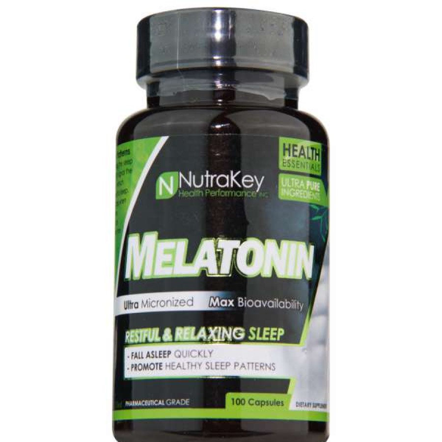 Nootropics & Focus * | Buy Nootropics & Focus Nutrakey Melatonin (100 Caps)