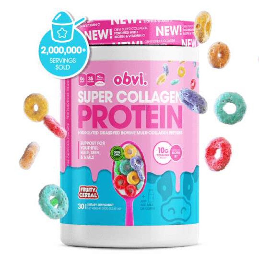 Vitamins & Minerals * | Cheap Obvi Super Collagen Protein