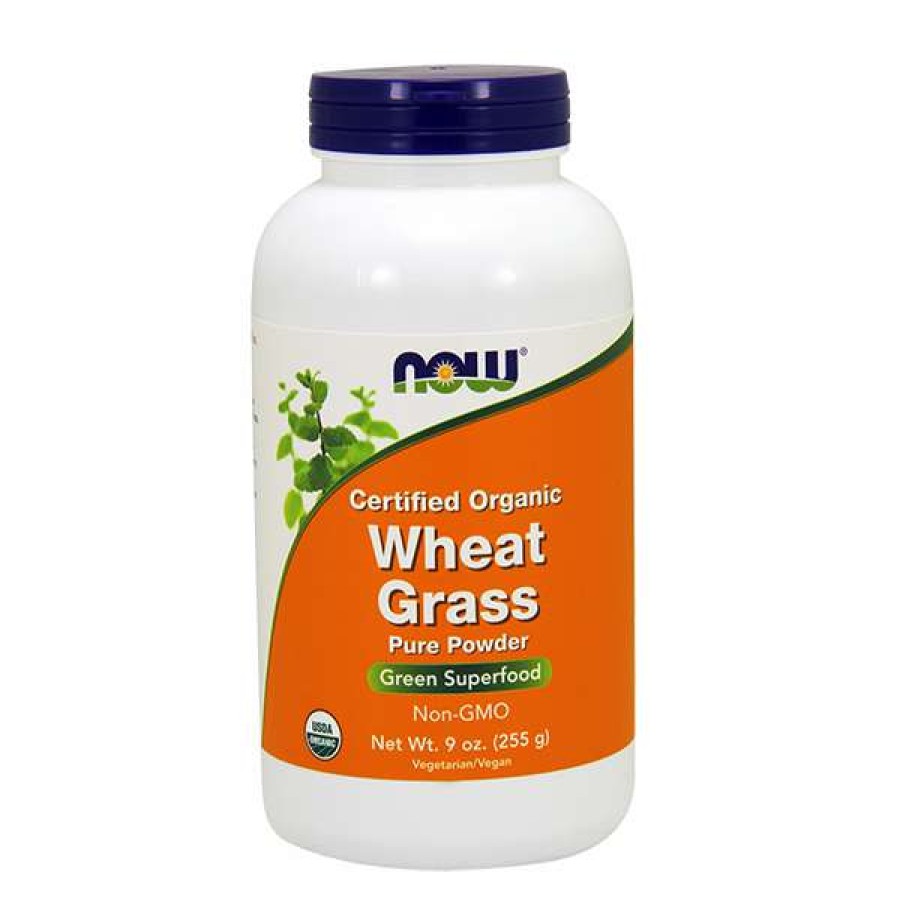 Vitamins & Minerals * | Wholesale Now Wheat Grass Powder (9Oz) Vitamins & Minerals