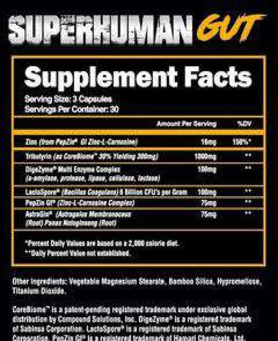 Vitamins & Minerals * | Wholesale Alpha Lion Superhuman Gut (90 Caps)