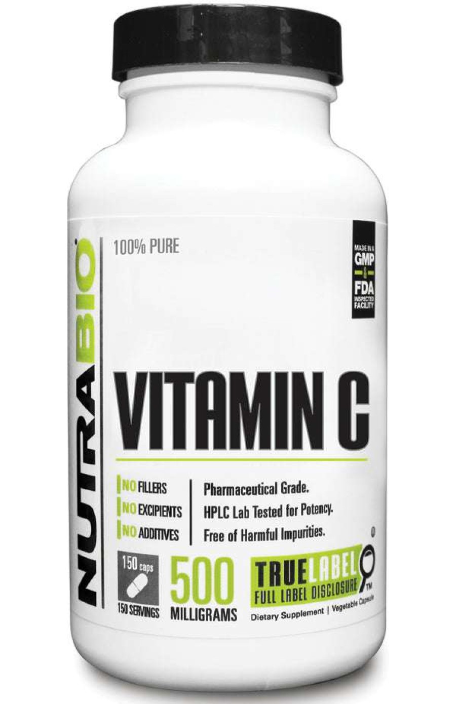 Vitamins & Minerals * | Cheap Vitamins & Minerals Nutrabio Vitamin C Capsules