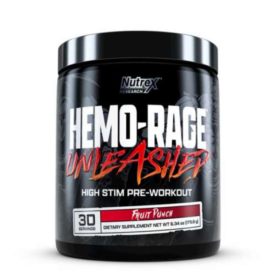 Pre-Workout * | Budget Nutrex Hemo-Rage Unleashed 30 Servings Orange Mango Pre-Workout