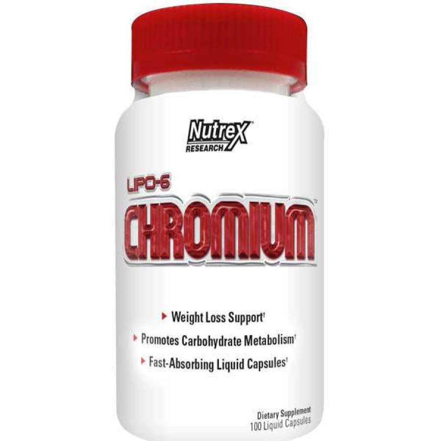 Vitamins & Minerals * | Best Sale Nutrex Lipo-6 Chromium Vitamins & Minerals