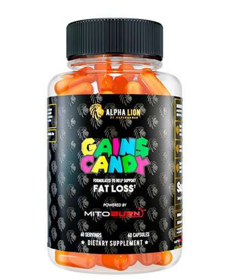 Fat Burners * | Best Reviews Of Fat Burners Alpha Lion Gains Candy Fat Loss (Mitoburn) (60 Caps)