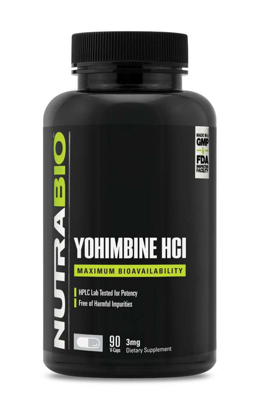 Fat Burners * | Best Deal Nutrabio Yohimbine Hcl (3 Mg)