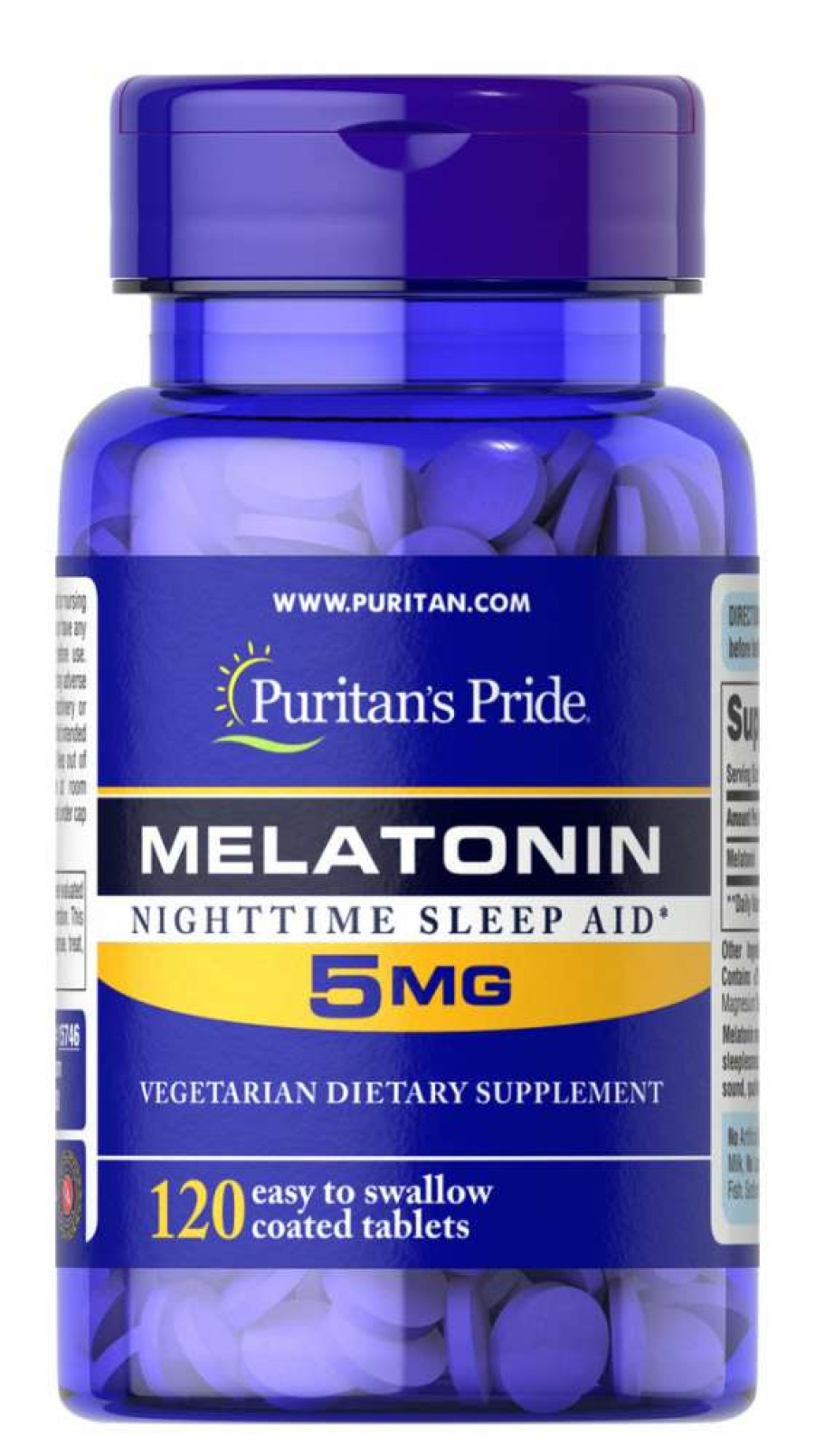 Nootropics & Focus * | Cheapest Puritans'S Pride Puritan'S Pride Extra Strength Melatonin 5Mg