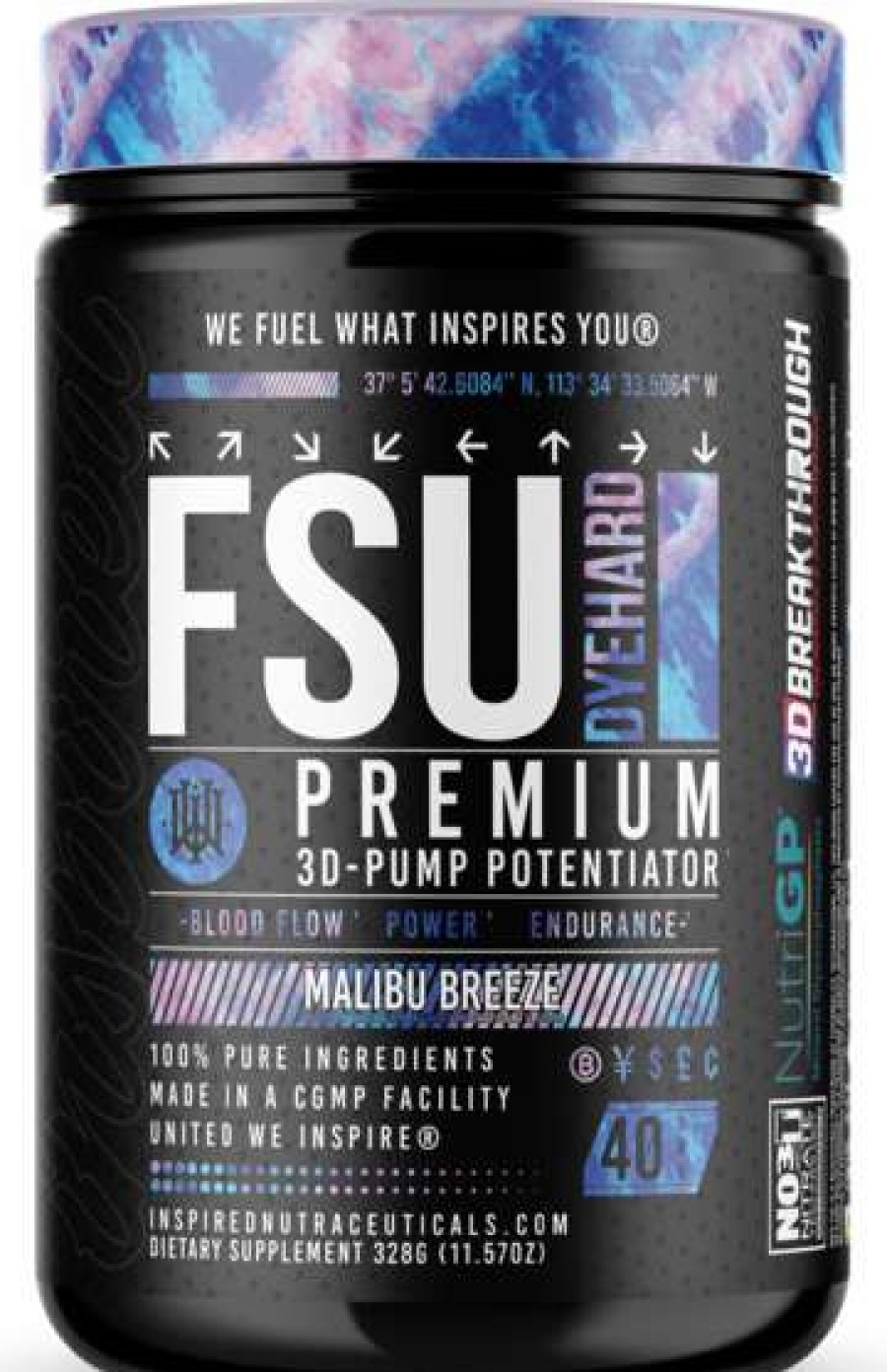 Pre-Workout * | Best Deal Pre-Workout Inspired Nutraceuticals Fsu Dyehard