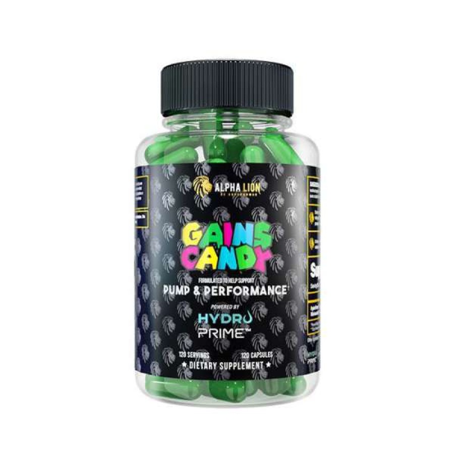 Pre-Workout * | Cheap Pre-Workout Alpha Lion Gains Candy Hydro Prime (120 Caps)