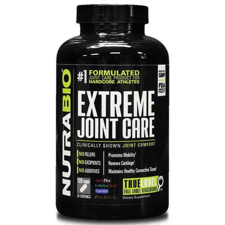 Vitamins & Minerals * | Best Pirce Nutrabio Extreme Joint Care (120 Caps)