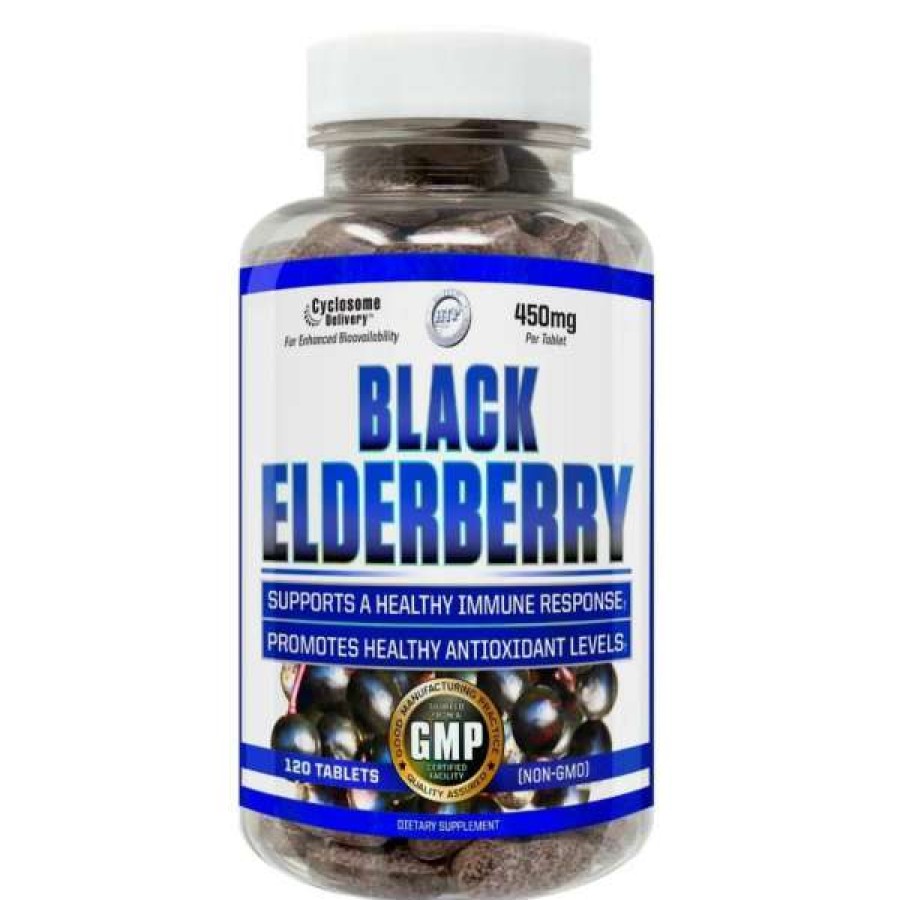 Vitamins & Minerals * | Cheap Hi Tech Pharmaceuticals Hi Tech Pharma Black Elderberry (120 Tablets)