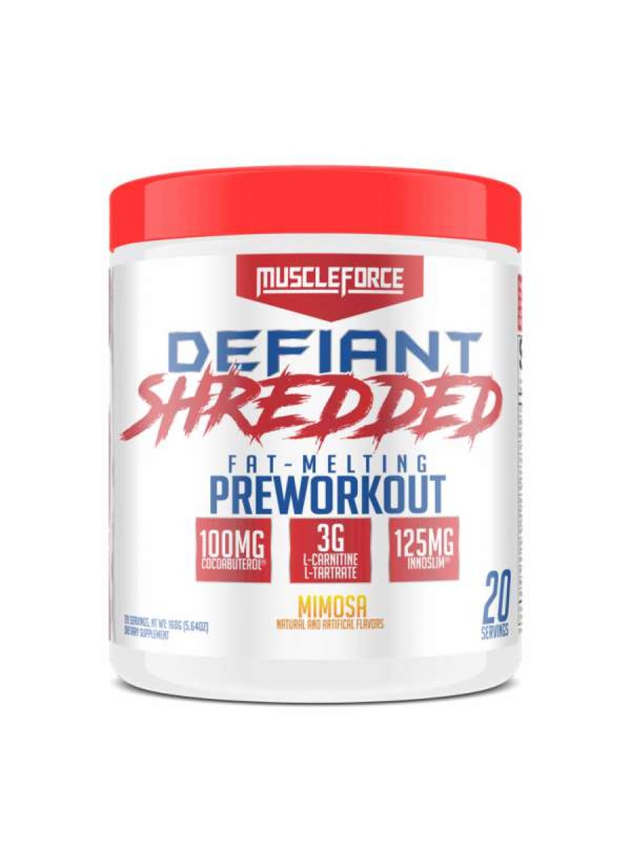 Pre-Workout * | Buy Muscleforce Defiant Shredded Pre-Workout