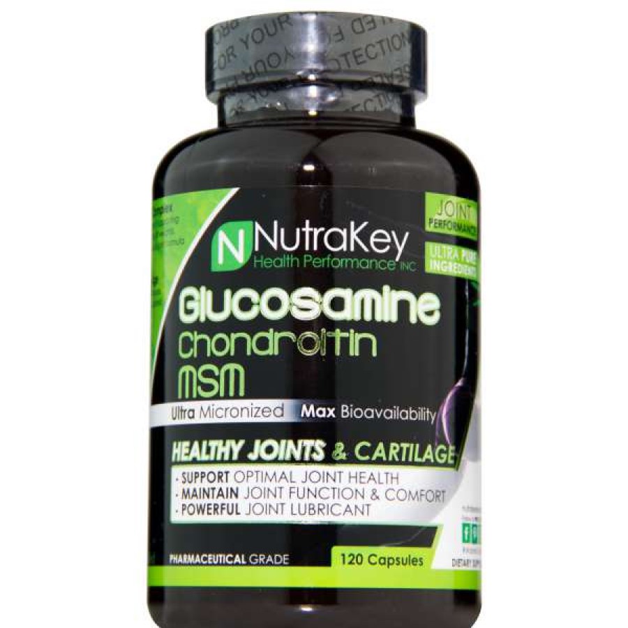 Vitamins & Minerals * | Wholesale Nutrakey Glucosamine Chondroitin Msm (120 Caps) Vitamins & Minerals