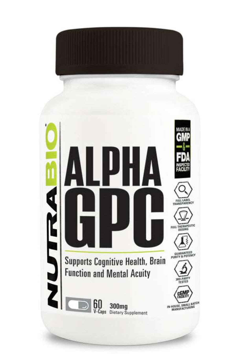 Nootropics & Focus * | New Nootropics & Focus Nutrabio Alpha Gpc