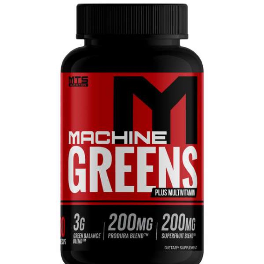 Vitamins & Minerals * | Best Reviews Of Mts Nutrition Machine Greens + Multi (180 Caps) Multivitamins