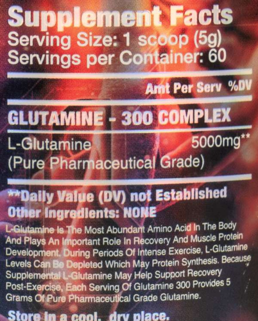 Amino Acids / Intraworkout * | Wholesale Amino Acids / Intraworkout Dynamic Formulas Glutamine 300