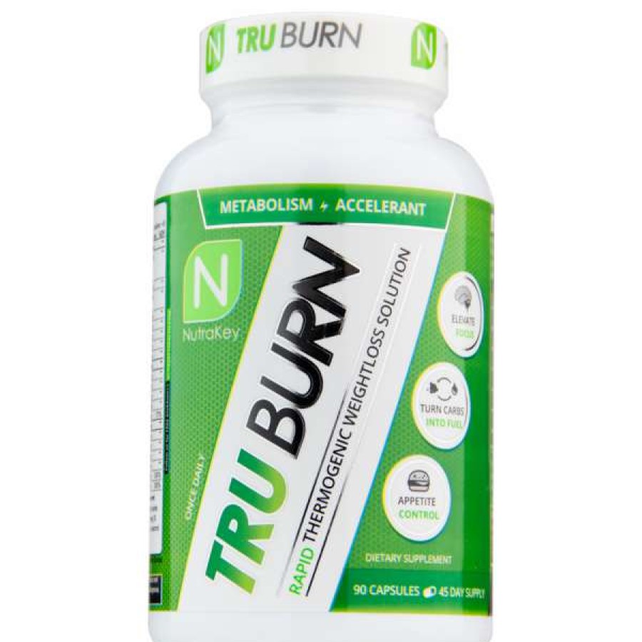 Fat Burners * | New Nutrakey Tru Burn (90 Caps) Fat Burners