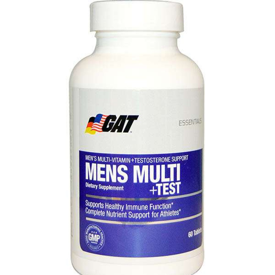 Vitamins & Minerals * | Best Reviews Of Gat Mens Multi + Test (60 Tabs)