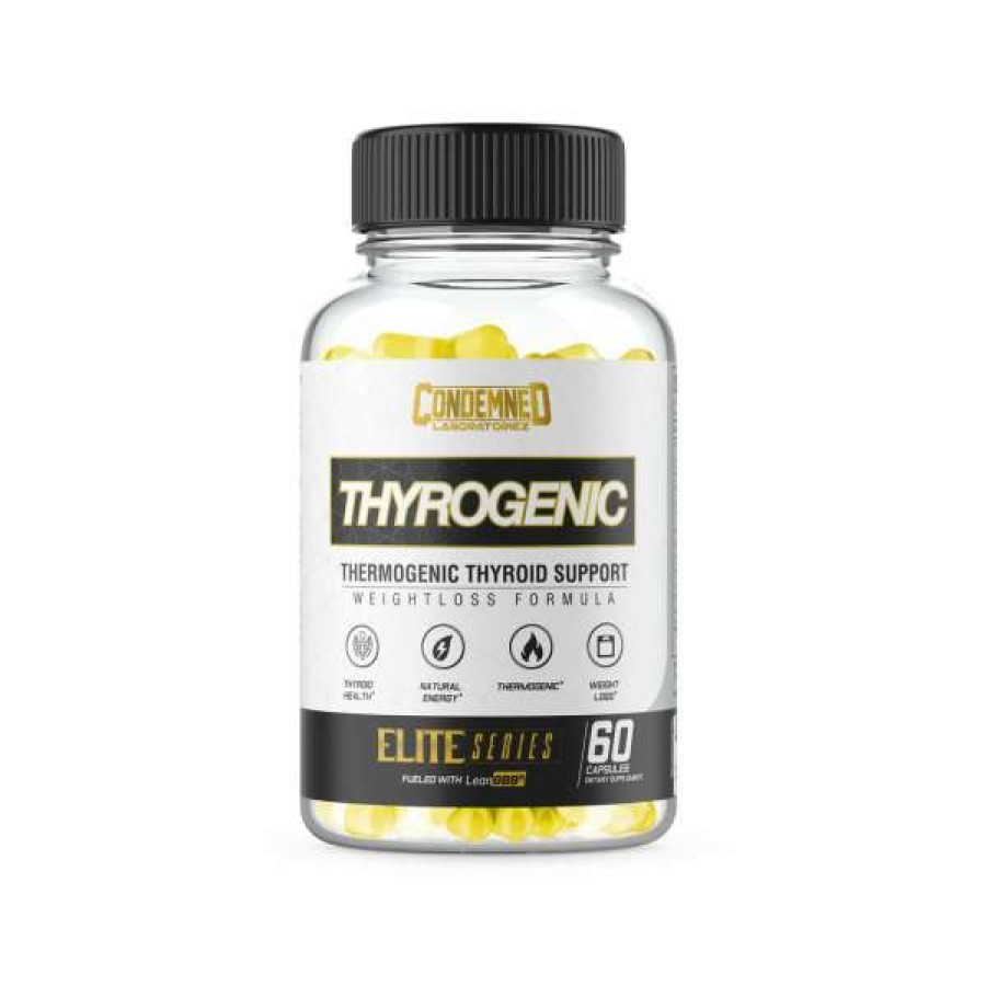 Fat Burners * | Top 10 Condemned Labz Thyrogenic 60Caps Fat Burners