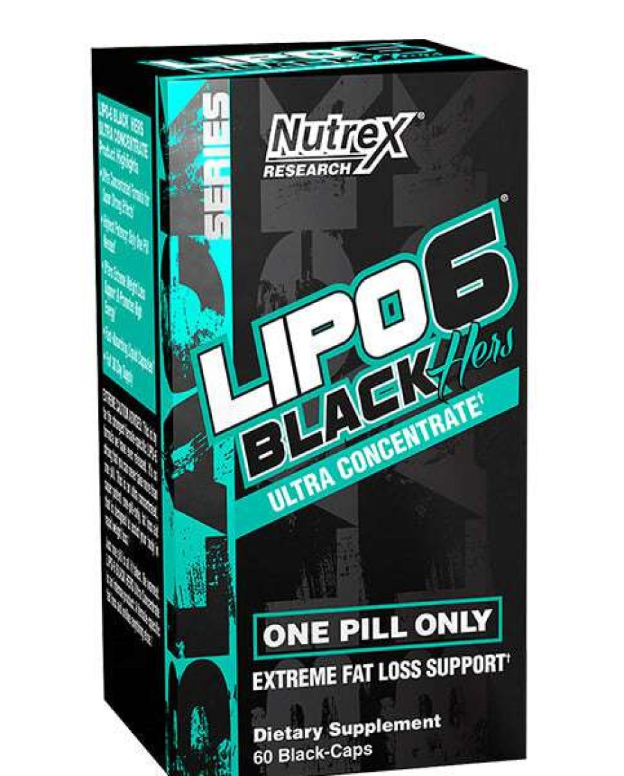 Fat Burners * | Promo Nutrex Lipo-6 Black Hers Ultra Concentrate (60 Caps) Fat Burners