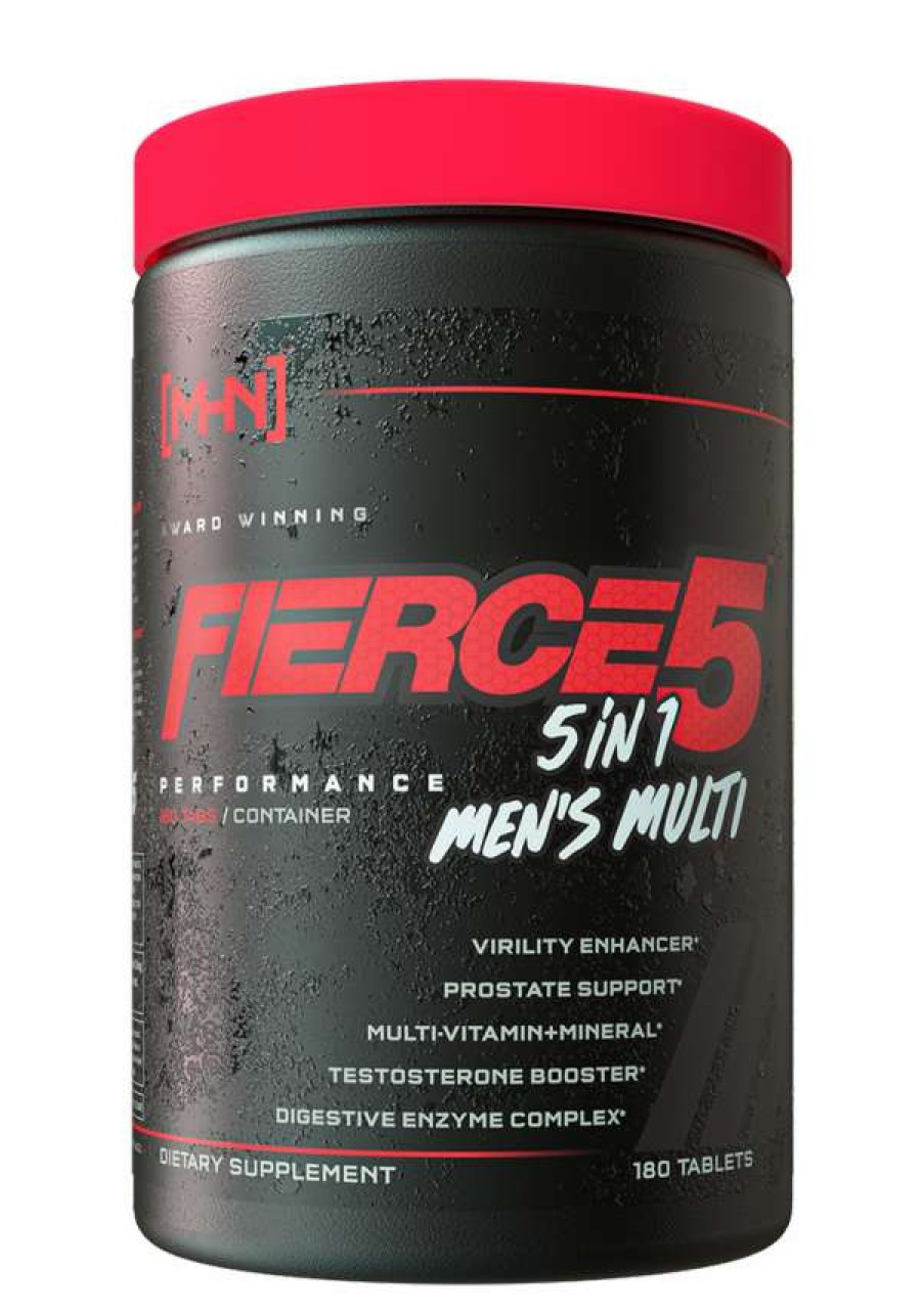 Vitamins & Minerals * | Best Sale Modern Hardcore Nutrition Mhn Fierce 5 Men'S Multi (180 Tabs) Multivitamins