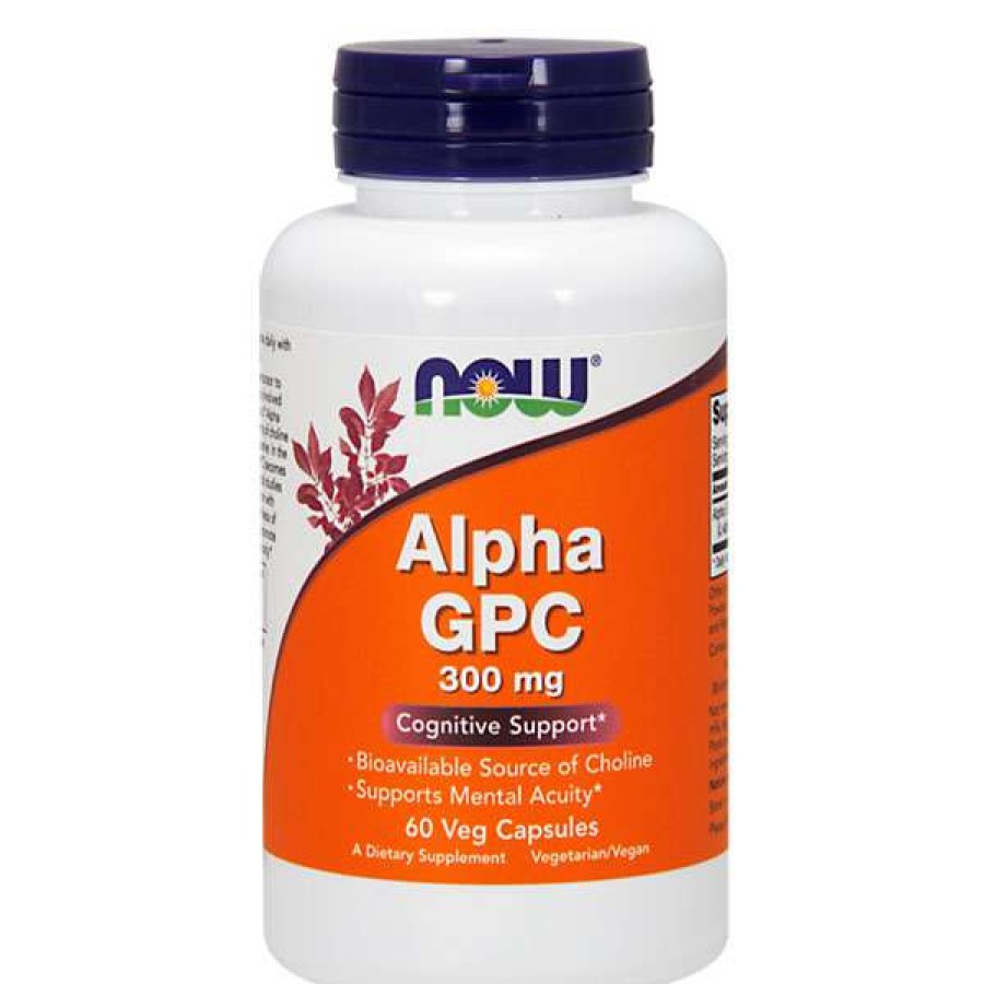 Nootropics & Focus * | Top 10 Nootropics & Focus Now Alpha Gpc 300Mg (60 Vcaps)