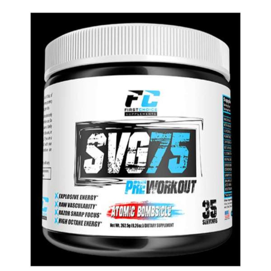 Pre-Workout * | Cheap Pre-Workout First Choice Supplements Svg75