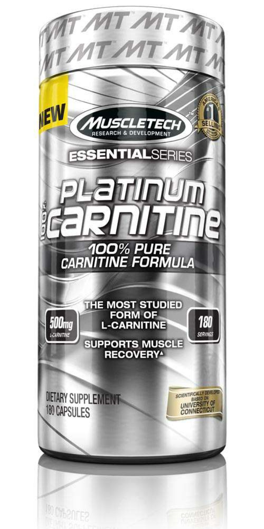 Fat Burners * | Best Deal Amino Acids / Intraworkout Muscletech Platinum Carnitine (180 Caps)