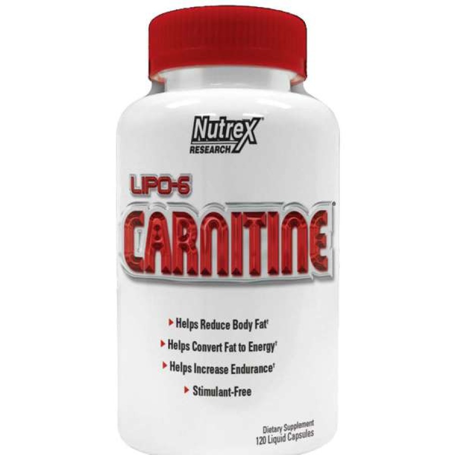 Fat Burners * | Hot Sale Amino Acids / Intraworkout Nutrex Lipo-6 Carnitine (120 Caps)