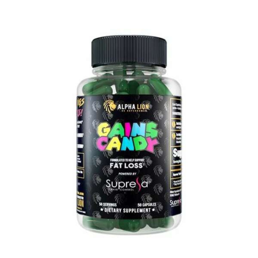 Fat Burners * | Hot Sale Alpha Lion Gains Candy Fat Loss (Supresa) 50Caps