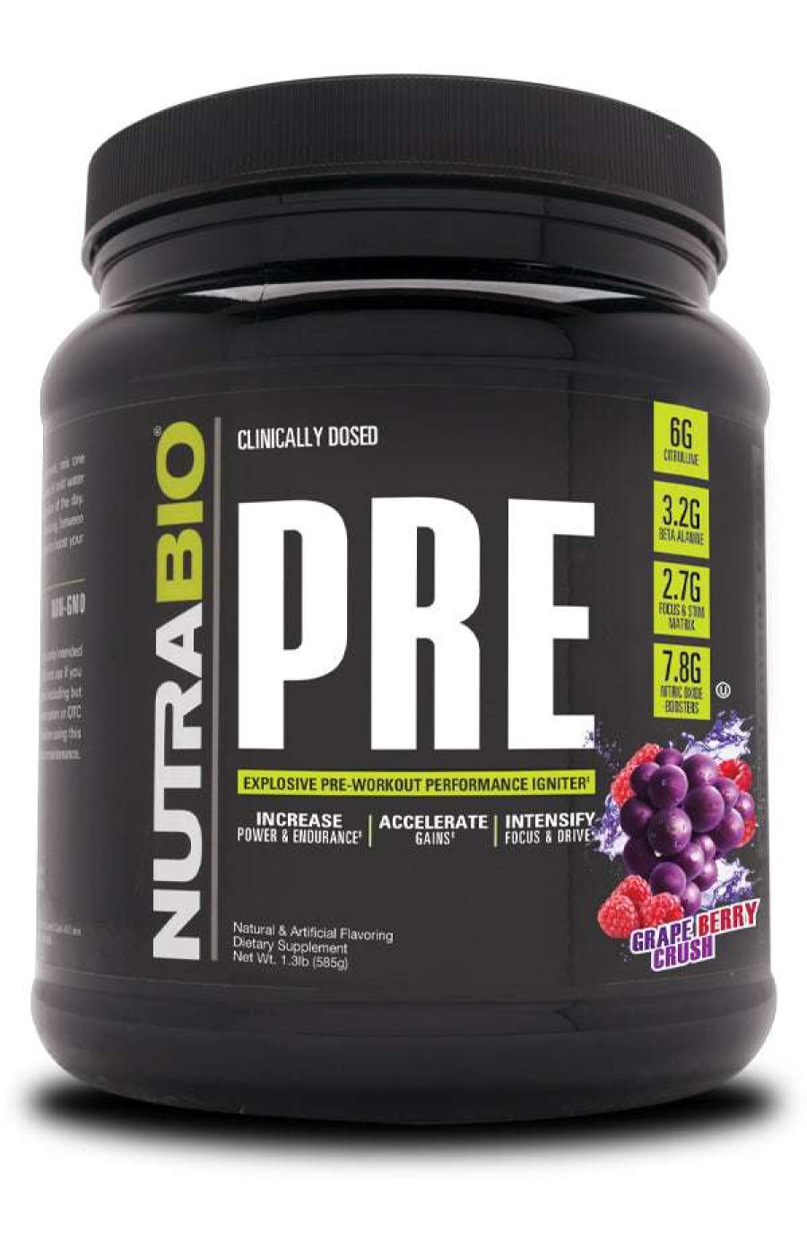 Pre-Workout * | Budget Nutrabio Pre (Regular And Stim Free) Pre-Workout