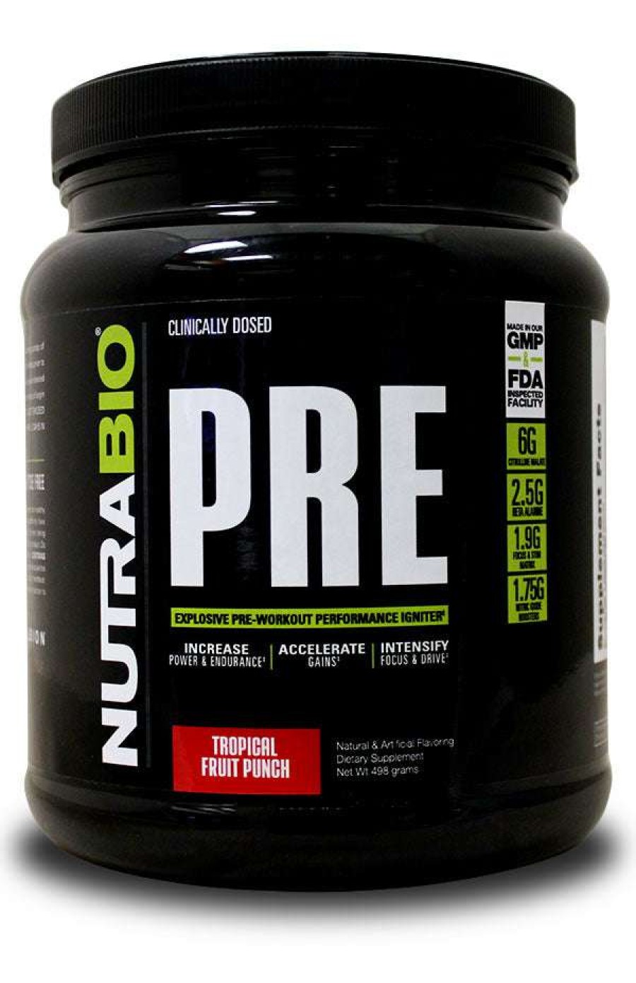 Pre-Workout * | Budget Nutrabio Pre (Regular And Stim Free) Pre-Workout