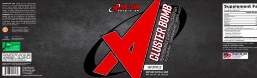 Amino Acids / Intraworkout * | Brand New Amino Acids / Intraworkout Apollon Nutrition Cluster Bomb