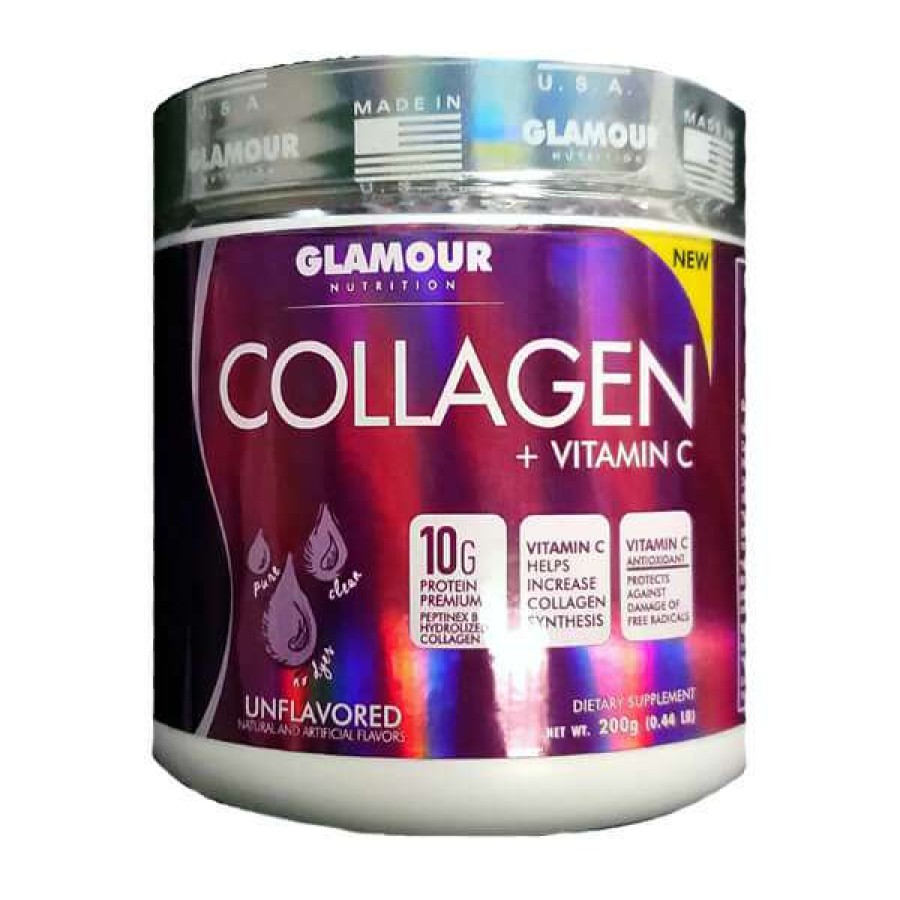 Vitamins & Minerals * | Buy Vitamins & Minerals Glamour Nutrition Collagen 200G Unflavored