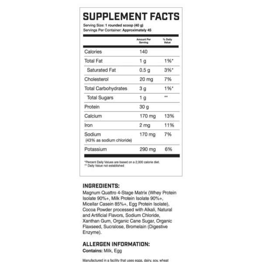 Protein * | Wholesale Magnum Nutraceuticals Magnum Nuitraceuticals Quattro